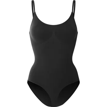 Body esmara® Dámské bezešvé tvarující body (černá, L (44/46))