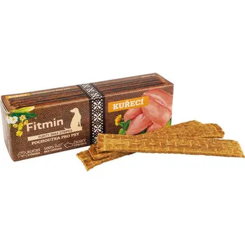 Pamlsek pro kočku Fitmin dog Purity Snax STRIPES chicken CZ/SK 35 g