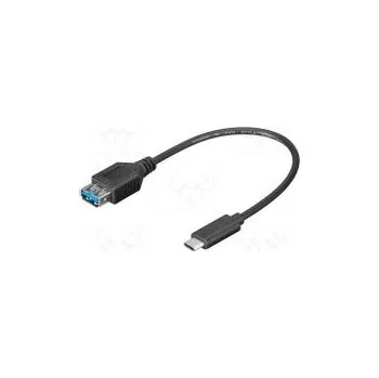 Datový kabel Kabel OTG, USB 3.0,USB 3.1 USB A zásuvka, USB C vidlice 0,2m