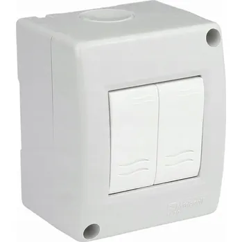 vypínač Dvojitý vypínač Klasický Marlanvil, odstíny šedé 1470.00.00