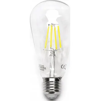 Žárovka LED žárovka Filament (Průhledná) ST64 E27 18W 2700K