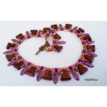 Korálek Náhrdelník Trojúhelníky č.671 - stavebnice