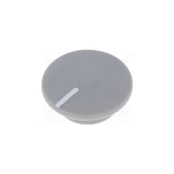 Knoflík Víčko plast zatlačované šedá Určení K21
