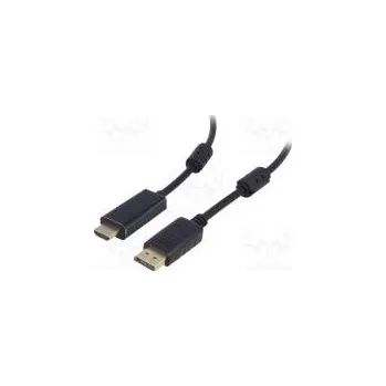 Video kabel Kabel DisplayPort 1.1a,HDMI 2.0 černá