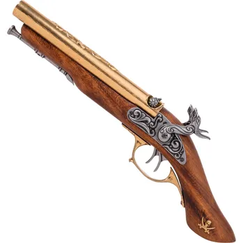 Dětská zbraň Dvouhlavňová pirátská pistole 43 cm