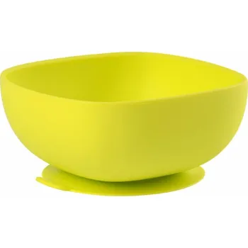 dětská jídelní sada Beaba Miska silikonová s přísavkou Green