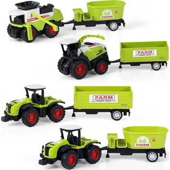 autíčko Rappa 226425 traktor s vlečkou mix motivů