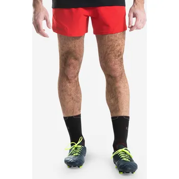 Pánské kraťasy OFFLOAD Pánské ragbyové kraťasy R500 červené S FIALOVÁ|ČERVENÁ