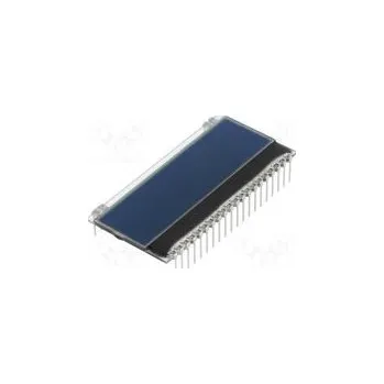 Zobrazovač LCD alfanumerický FSTN Negative 8x1 černá PIN 20