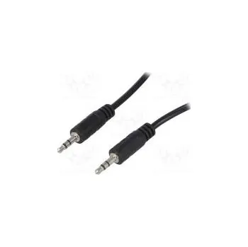 Audio kabel Kabel Jack 3,5mm vidlice,z obou stran 10m černá