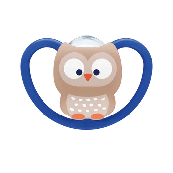 dudlíky NUK Dudlík Space, 6-18 m Barva: sova