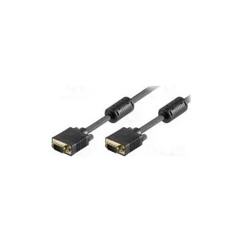 Prodlužovací kabel Kabel D-Sub 15pin HD vidlice,z obou stran 10m filtr feritový