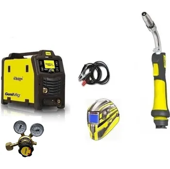Dílna Kowax Svářečka GeniMig 240DP LCD - výhodný SET Varianta: SET 12: svářečka s výbavou v popisu stroje + RV CO2 + kukla expert KWXSTGM240DP/SET12