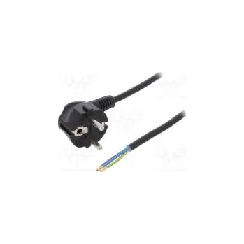 Prodlužovací kabel Kabel CEE 7/7 (E/F) úhlová vidlice,vodiče,SCHUKO vidlice PVC