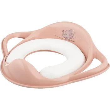 Nočník MALTEX Redukce na WC s úchyty měkká Sloník Minimal - peach rose