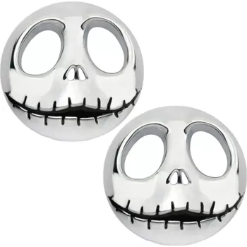 samolepka 2x Samolepka 3D chrom barva (Car Sticker chrom colour 3D - Pumpkin)