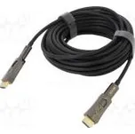 Kabel HDCP 2.2,HDMI 2.0,optický černá Mat.těl kov