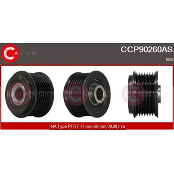 Řemenice, generátor CASCO CCP90260AS