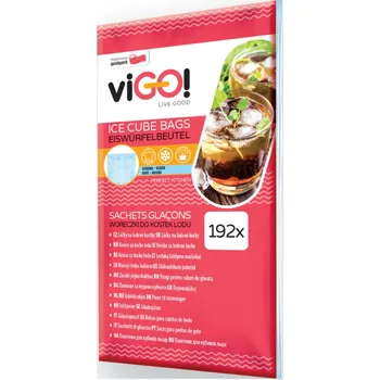 Tvořítko na led Vigo Sáčky na ledové kostky 192 kusů 8 sáčků