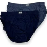 Lordan Pánské bavlněné slipy balení po 2 kusech ze 100% Bavlny Barva: Černá, Velikost: 5XL