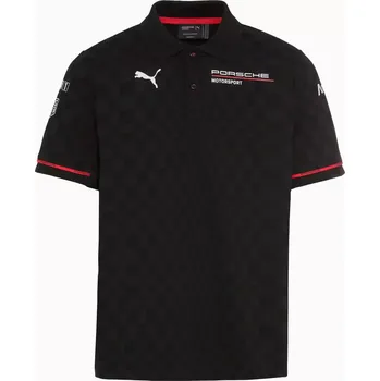 PORSCHE Men's Polo Shirt Replica tričko pánské (Sportovní pánské polo tričko inspirované týmovým oblečením Porsche Motorsport v regular střihu.)