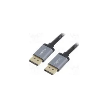 Video kabel Kabel DisplayPort 1.2,HDCP 1.3 černá Mat.těl hliník