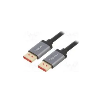 Video kabel Kabel DisplayPort 1.4,HDCP 2.2 černá Mat.těl hliník
