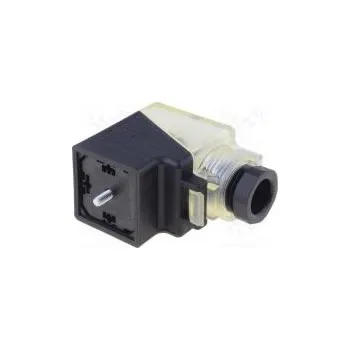 Ventilový konektor zástrčka Provedení A PIN 3 1,5A 24÷230VDC