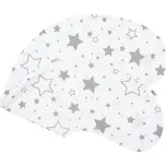 Povlak na kojící polštář New Baby Hvězdy šedé