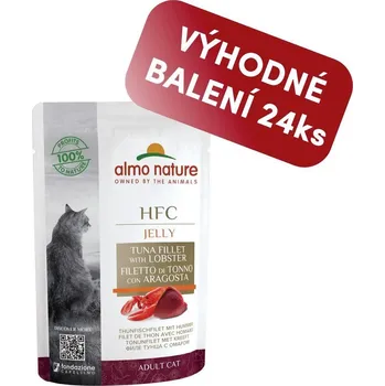 Krmivo pro kočku Almo Nature HFC Jelly - Filet z tuňáka a humr 55g výhodné balení 24ks