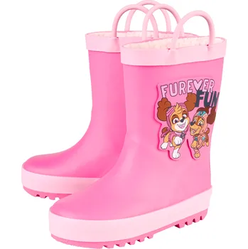 Dívčí obuv Dětské holínky Tlapková patrola (růžová, 28)