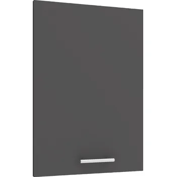 Koupelnový nábytek VCM Závěsná skříňka Esilo, v moderním stylu (Rohová nástěnná skříňka, bílá/antracitová, 57)