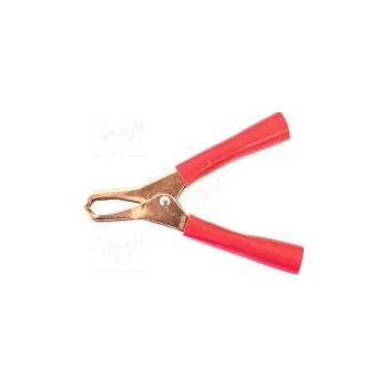 Příslušenství k měřicímu přístroji Krokosvorka 75A Rozs.uchop max.28mm Celk.dél 74mm červená