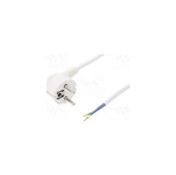 Napájecí kabel Kabel CEE 7/7 (E/F) úhlová vidlice,vodiče,SCHUKO vidlice PVC