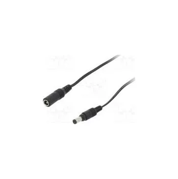 elektrický kabel Kabel DC 5,5/2,1 zástrčka,DC 5,5/2,1 zásuvka přímý 0,5mm2