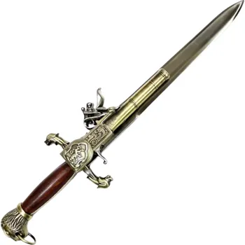 Replika zbraně Pistole - dýka VII.