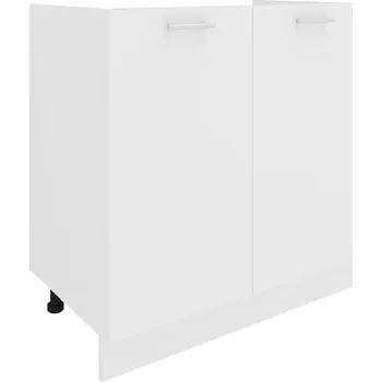 Koupelnový nábytek VCM Skříňka / Čelní panel Esilo, v moderním stylu (Umyvadlová skříňka, bílá/bílá, 2 Türen)