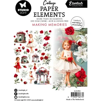 Papírové výseky Studio Light "Making Memories", 35 ks - Družičky