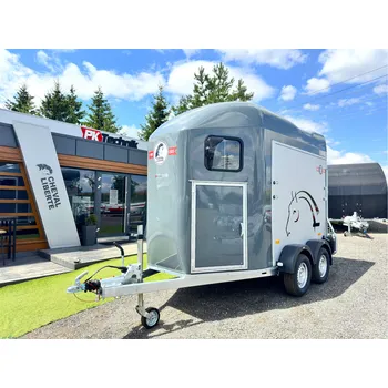 Přívěs pro přepravu koně a skotu Přívěs pro koně CHEVAL LIBERTE ORIGINS ALU®, ŠEDÝ, sedlovna