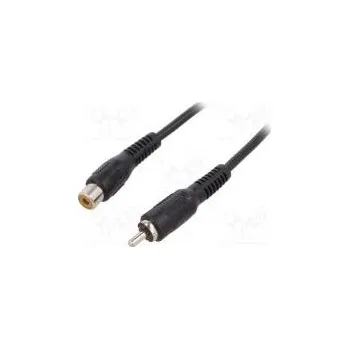 Audio kabel Kabel RCA zásuvka,RCA vidlice 10m černá