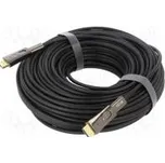 Kabel HDCP 2.2,HDMI 2.0,optický černá Mat.těl kov