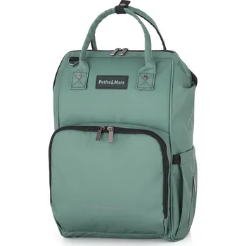 Přebalovací taška PETITEMARS PETITE&MARS Batoh přebalovací na kočárek Jack - série Catchthemoment Misty Green