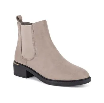 Dámské kozačky Polokozačky Clara Barson WFA2800-1 Béžová 36