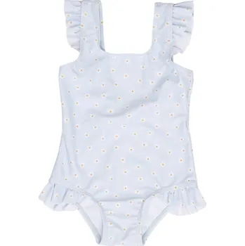 Kojenecké plavky Little Dutch Plavky s volánky Kopretiny Blue 98/104