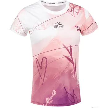 Dámské tričko Dámské funkční triko premium ALTISPORT VOJ/ALW083TR01 BÍLORŮŽOVÁ L