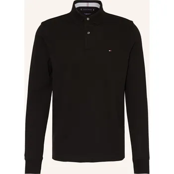 Pánská košile Tommy Hilfiger Pánská Polokošile Z Piké Regular Fit, černá, S