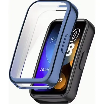 Příslušenství k chytrým hodinkám Silikonový kryt pro Huawei 8, 9 a 10 - Modrý