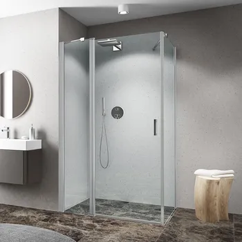 Roth CARIBA LINE CI EPF+CI FXG Sprchový kout obdélníkový 90x80 cm Profil: Chrom, Sklo: Hladké čiré