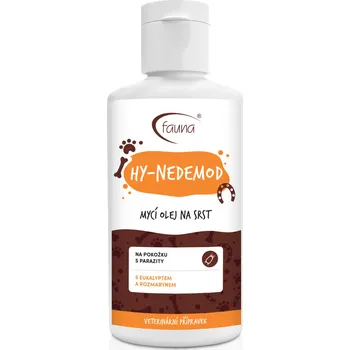 Kosmetika pro hlodavce AromaFauna Mycí olej HY-NEDEMOD pro péči o zvířata trpící kožními parazity 100 ml