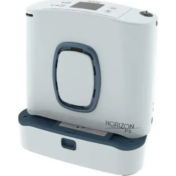 Kyslíkový koncentrátor Přenosný kyslíkový koncentrátor HORIZON P5 s impulzním dávkováním a rozšířenou baterií